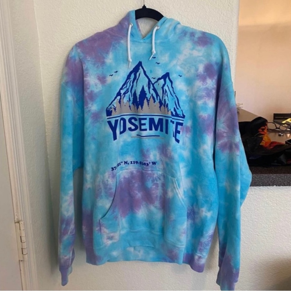 Tie die hoodie